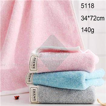 China Custom organic Bamboo folded towels Supplier Bulk Wholesale Oversized Pink Bamboo Luxury Sweat Towels Exporter